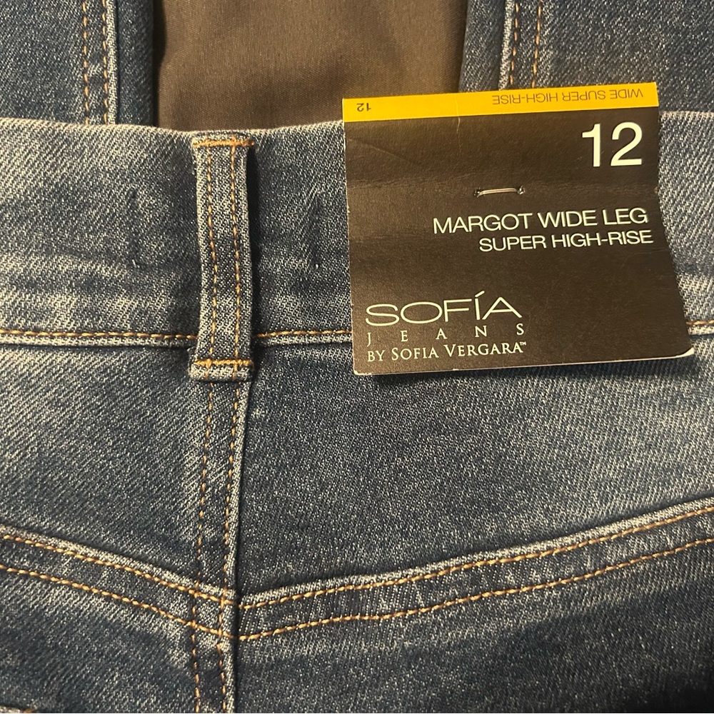 Sofia by Sofia Vergara Margot Super High-Rise Jeans - Blue